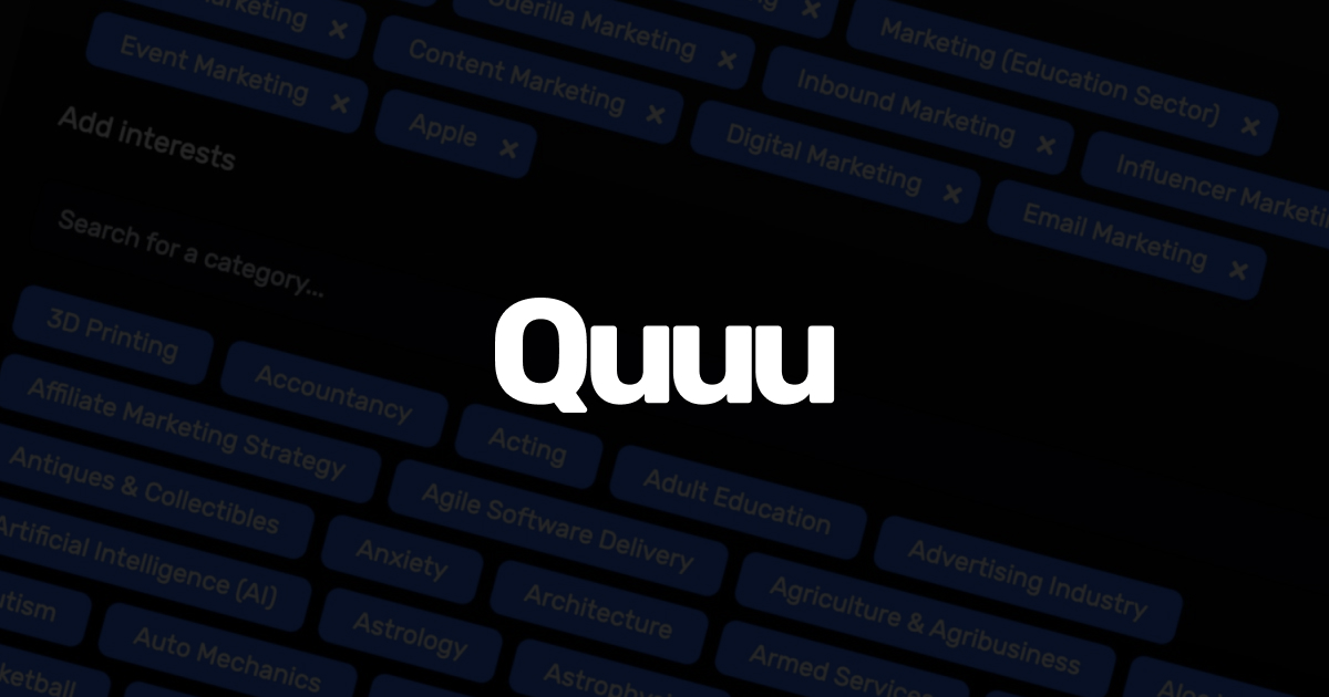Quuu - Content curation platform